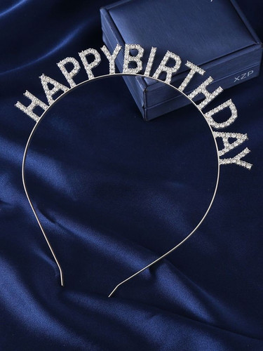 تل تولد happy birthday نقره ای