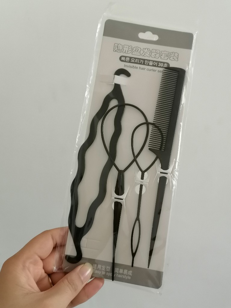 ابزار شینیون پک 4تایی